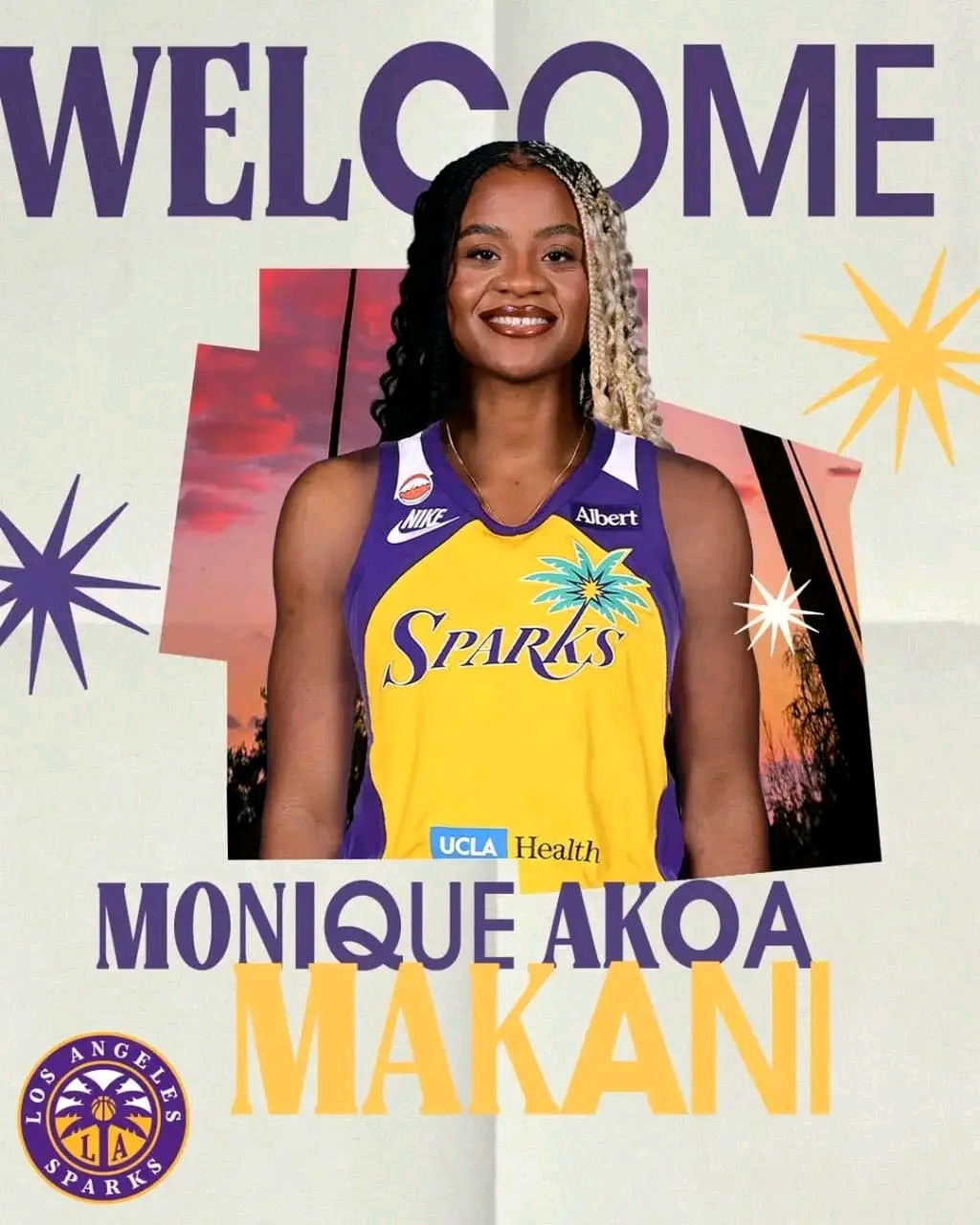 WNBA : Monique Akoa Makani rejoint les Los Angeles Sparks ! 🏀🇨🇲