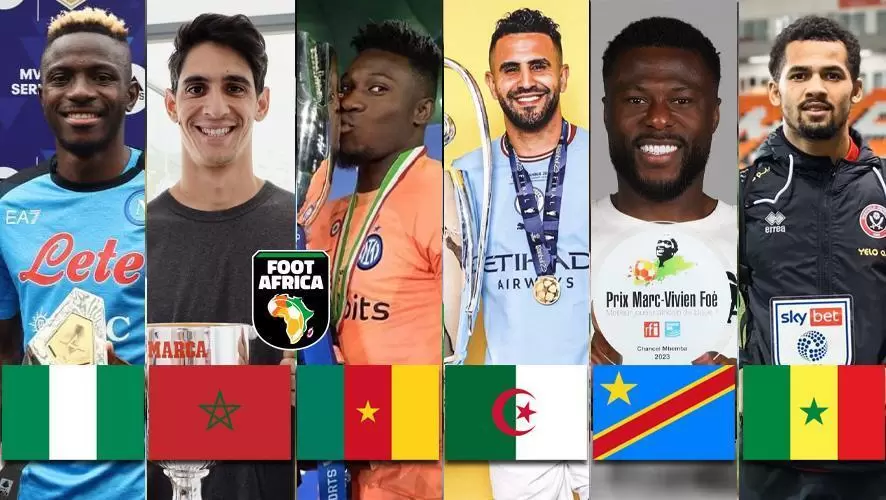 Caf Awards 2023: 30 joueurs pour remporter le prix de meilleur joueur africain