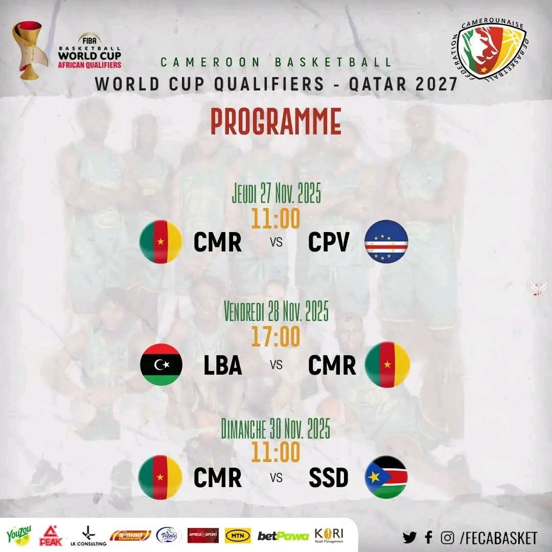 Éliminatoires Coupe du Monde FIBA – Zone Afrique : le Cameroun face à un défi de taille.