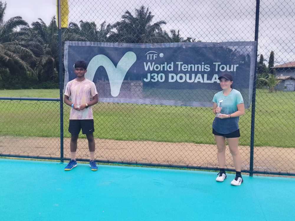 TENNIS – ITF J30 Douala 2025 : Nishit Arimilli et Amélie Mathieu nouveaux rois de Kake-Souza.