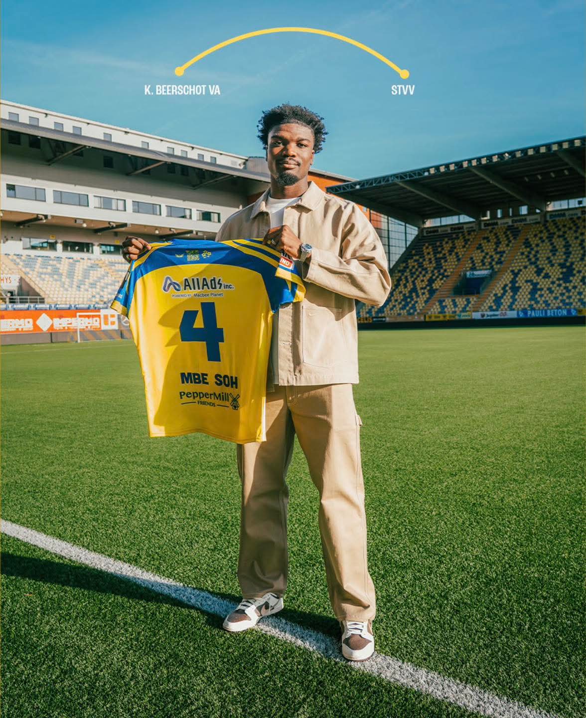 Mercato : Loïc Mbe Soh rejoint Saint-Trond.