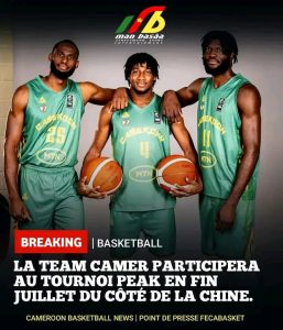 🔵Basketball : les Lions Indomptables invités au prestigieux Tournoi PEAK en Chine